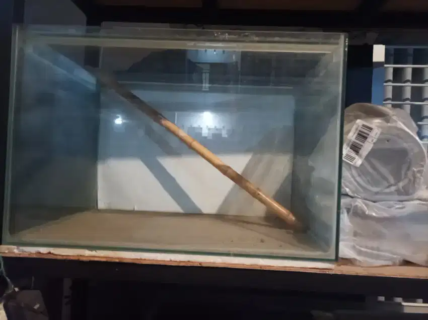 Aquarium bekas kaca 5 mm