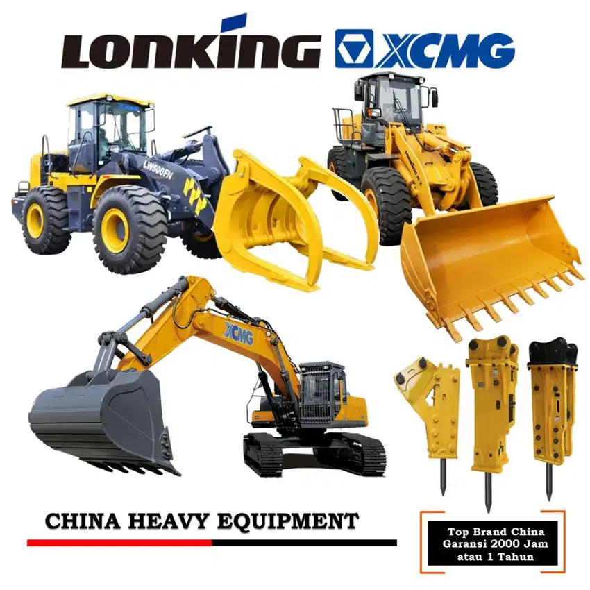 XCMG LONKING Hydraulic Breaker Wheel Loader Excavator Top Brand China