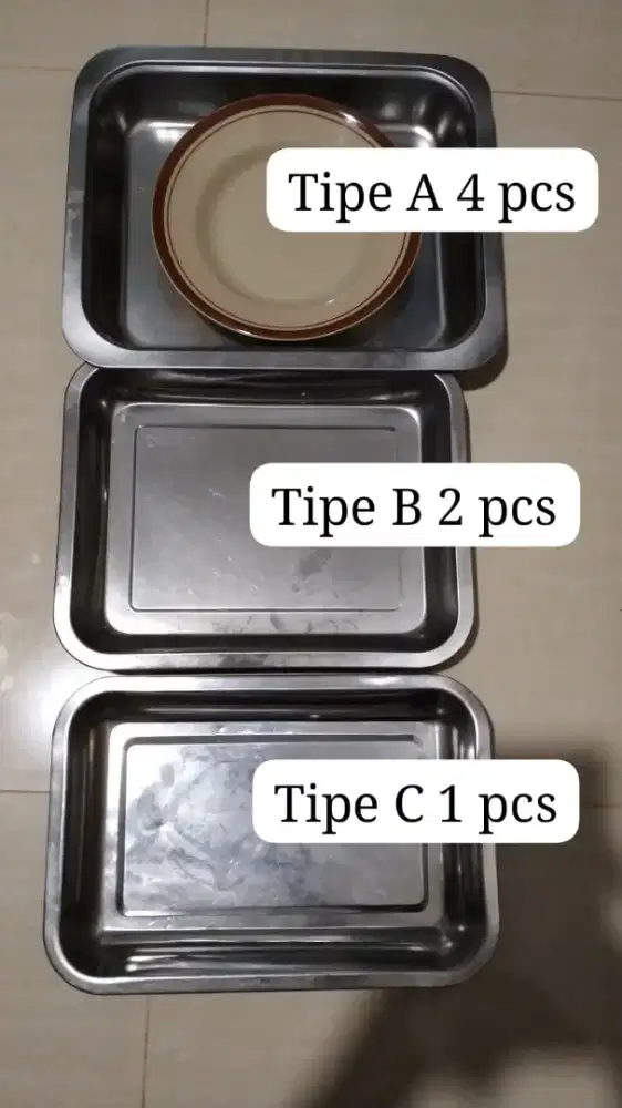 Jual nampan stainless tebal