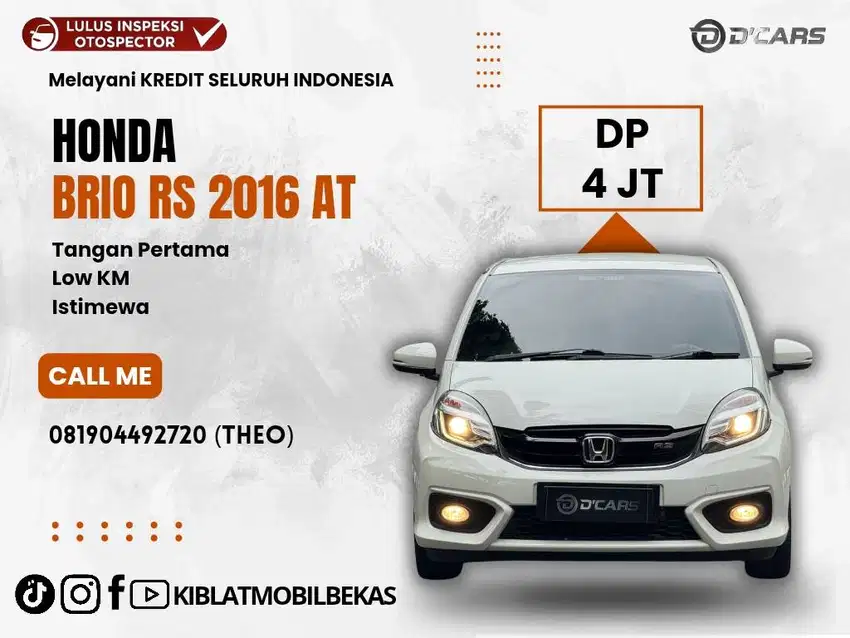 [DP:4JT] BRIO RS 2016 AT TANGAN 1 LOW KM