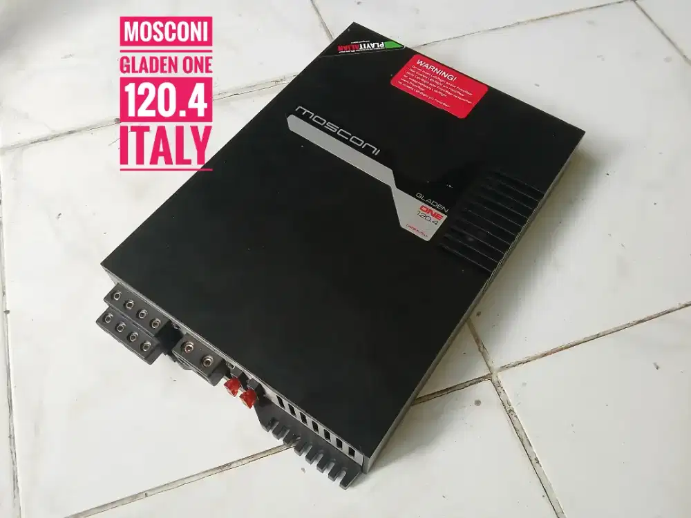 Power ampli Mosconi Gladen One 120.4 made in Italy