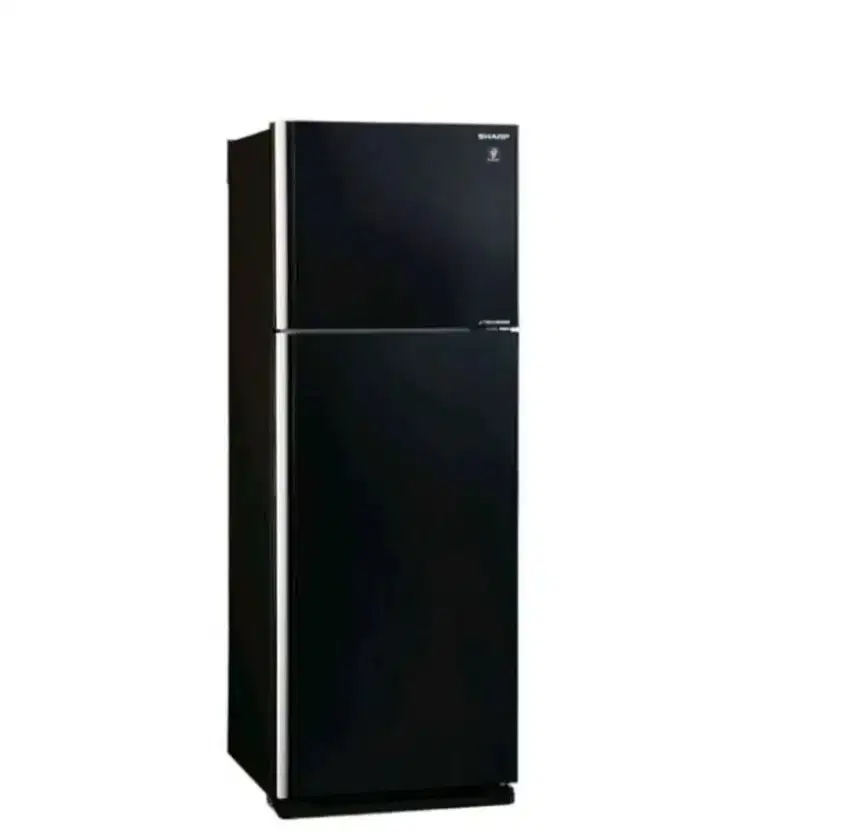 Sharp Kulkas 2 Pintu SJIG471PGBK Tempered Glass Door Garansi 10thn