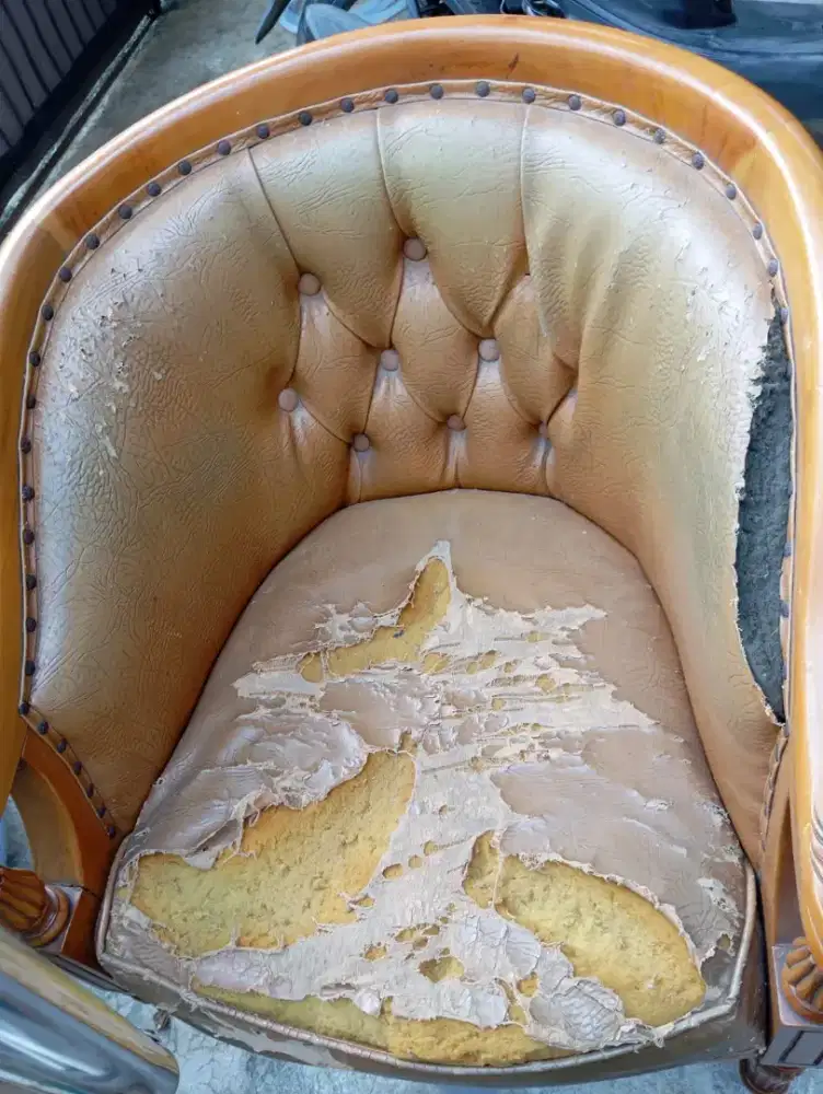 Kursi sofa kayu jati