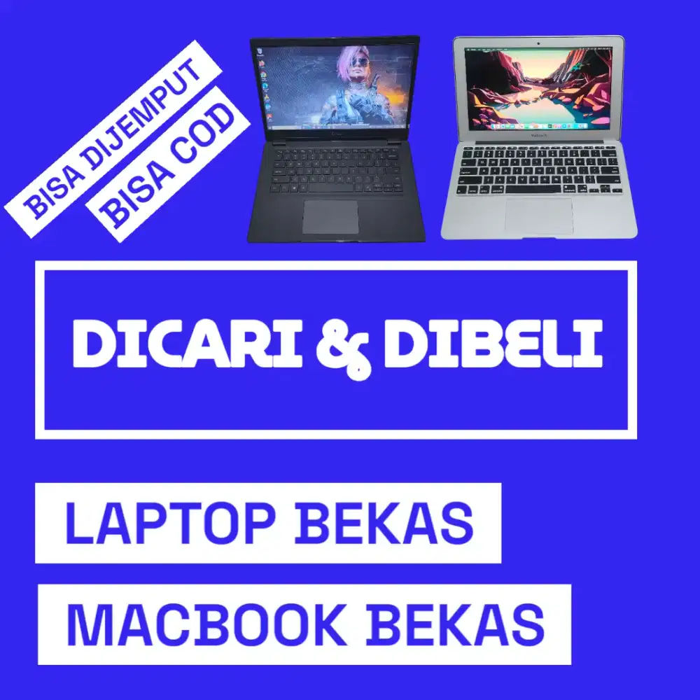 CARI dan BELI LAPTOP BEKAS SEGALA MERK. TERIMA BELI LAPTOP & PC BEKAS