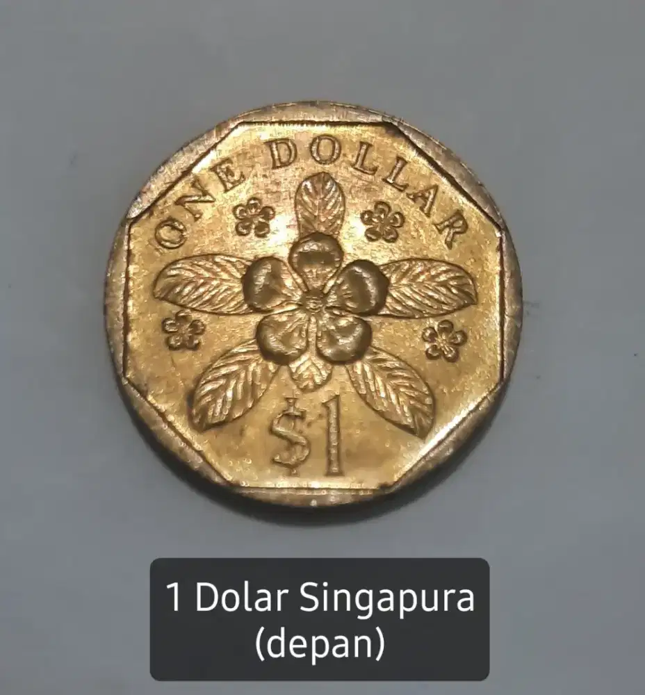 Koin 1 dolar Singapura langka