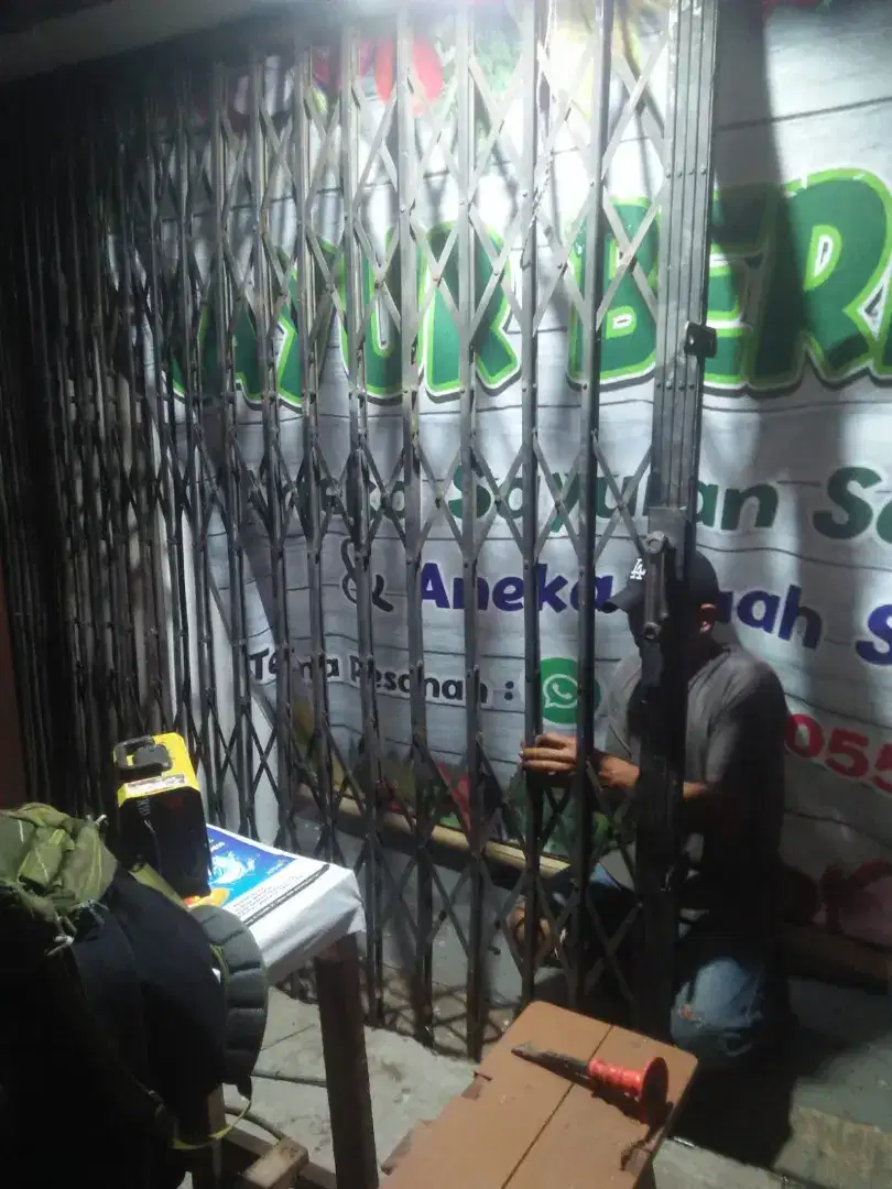Tukang spesialis pintu rolling door folding gate murah