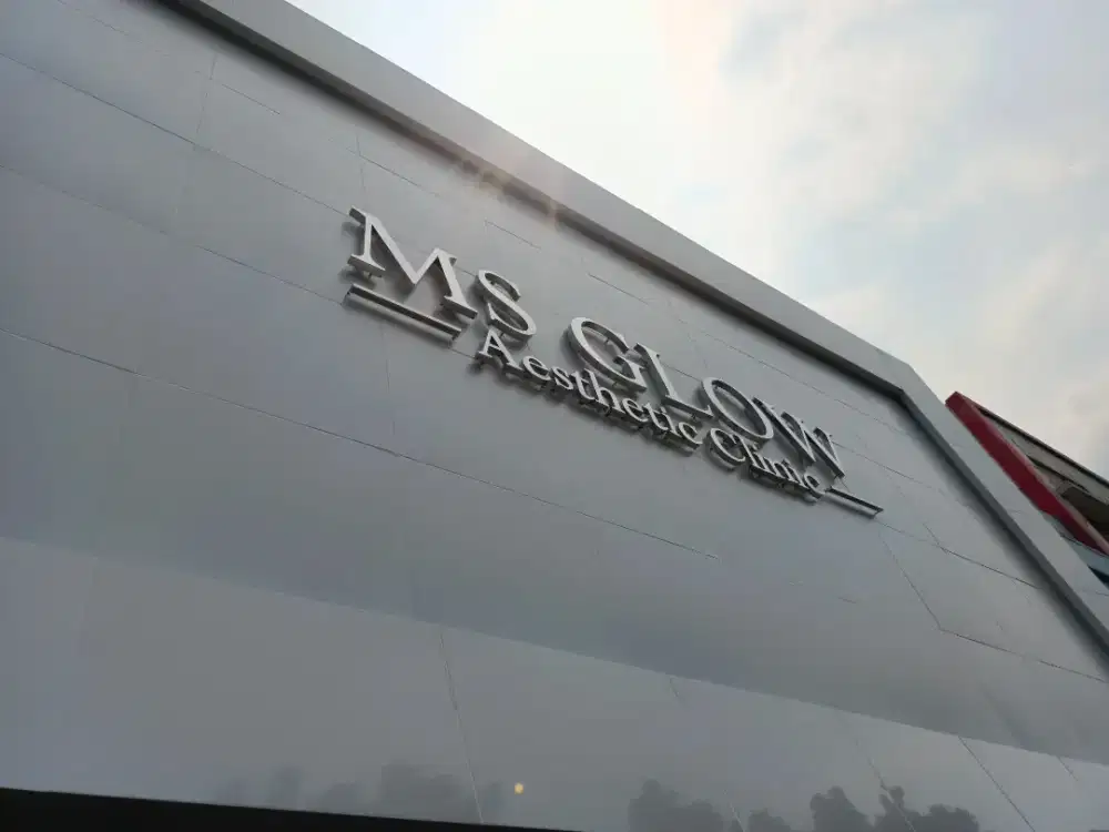 Panel ACP Fasad. ACP Facade. Curtain Wall Kaca. Outdoor Signage