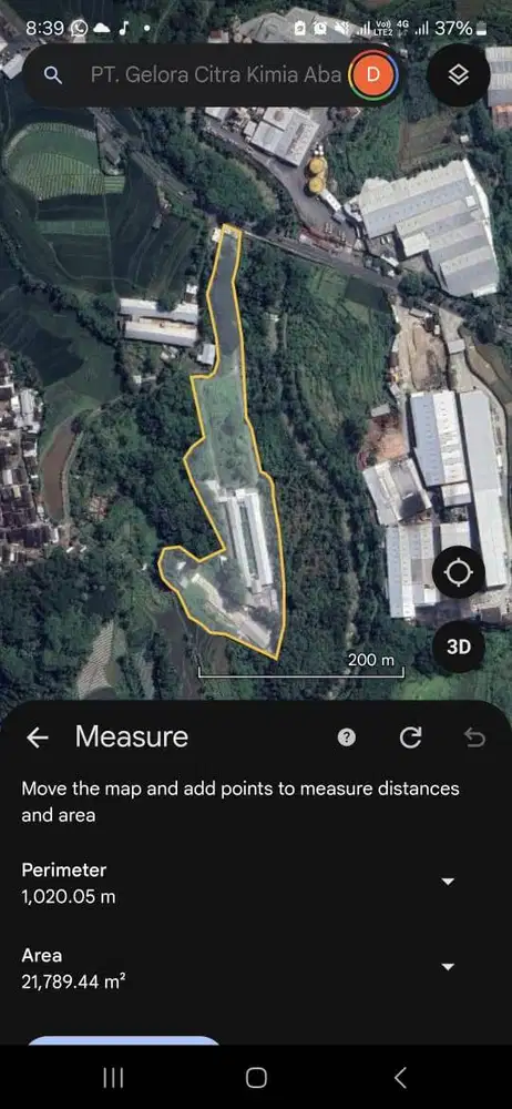 Dijual Tanah Zona Industri Raya Kranggan Pringsurat Temanggung