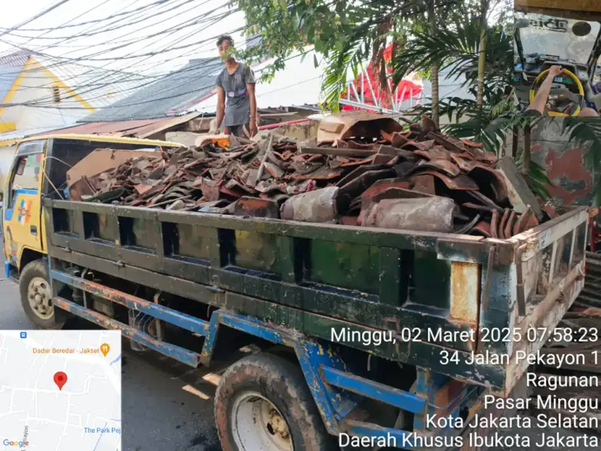 Jasa buang puing proyek dan galian