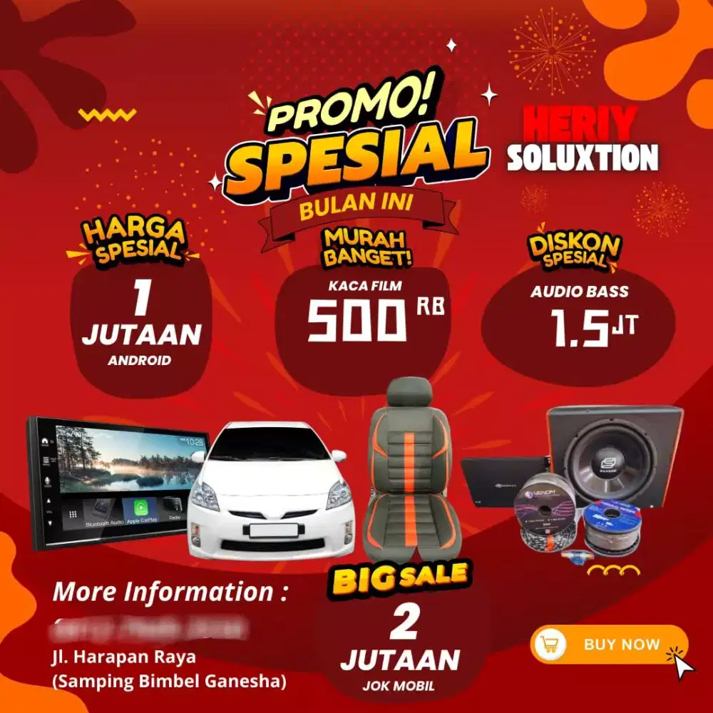 Promo Spesial di Heriy Soluxtion Car Audio