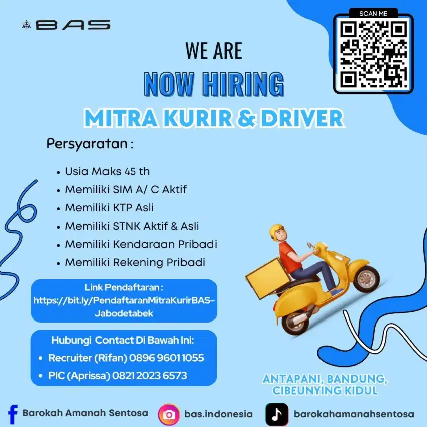 Mitra Kurir Mobil dan Motor