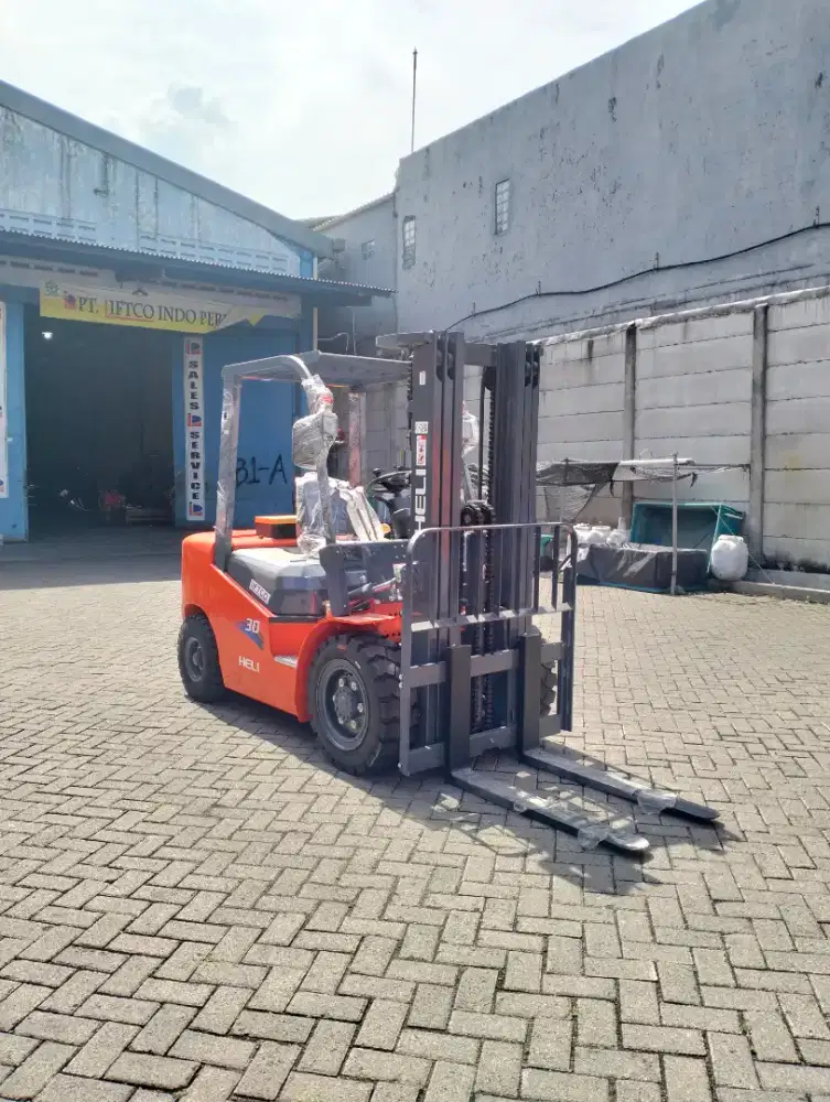 Jual Forklift Diesel HELI 3 Ton Mast 4.5 Meter Murah Di bojonegoro