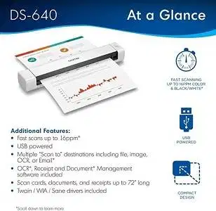 Scanner BROTHER Mobile Color Document DS-640