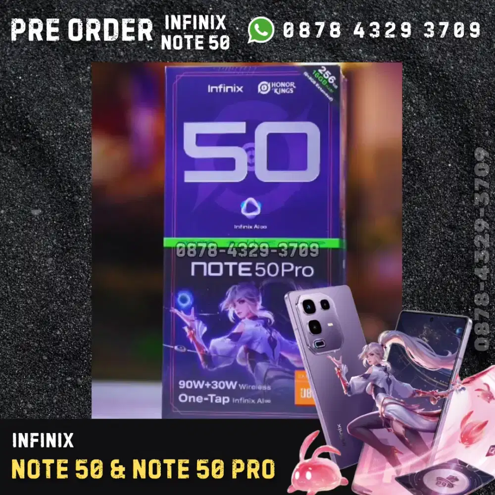 NOTE 50 PRO 16(8+8) /256 NEW GARANSI RESMI