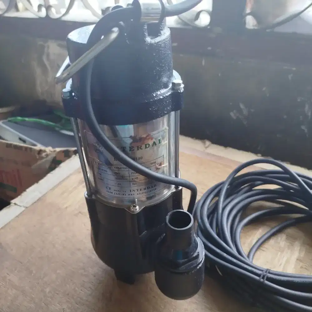 INTERDAB V180 Pompa Air Celup Air Kotor Non Otomatis