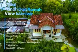 DIJUAL TANAH + RUMAH VIEW ISTIMEWA HARGA 550 JUTA NEGO