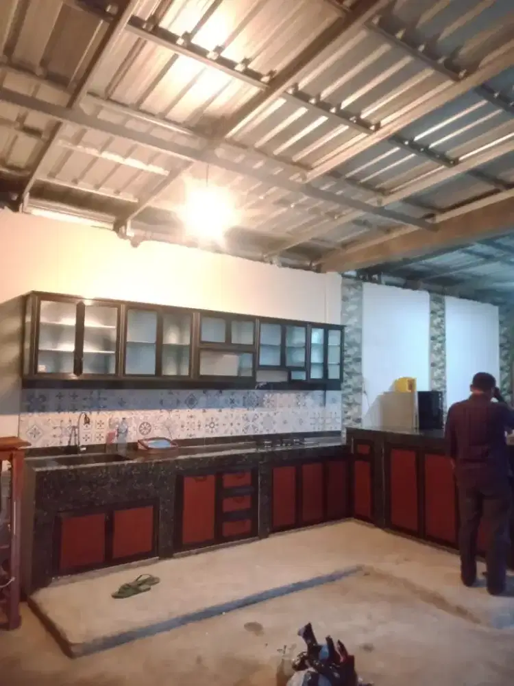 Kitchenset alumunium acp murah minimalis