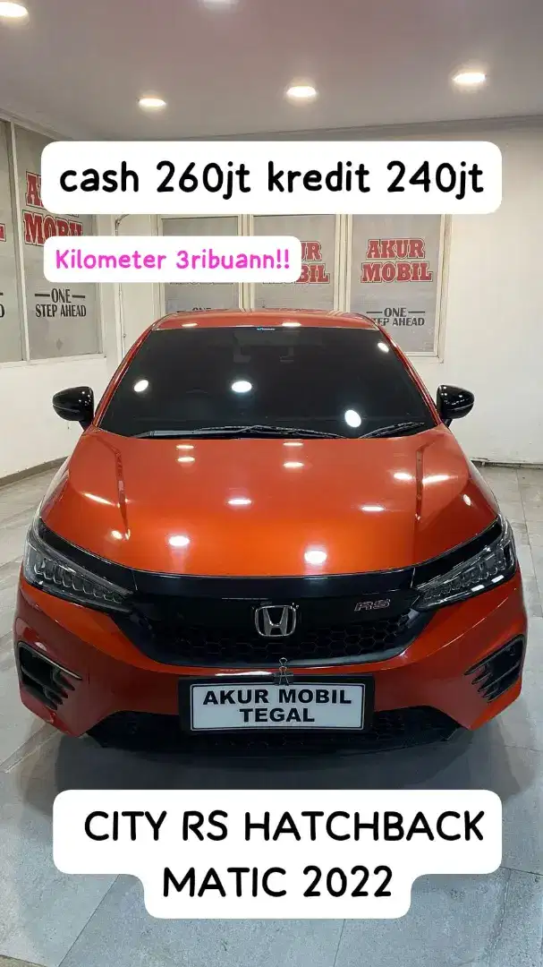 SEPRTI BARU! DP 25JT! KM 35 CITY RS HATCHBACK AT 2022 FUL ORI