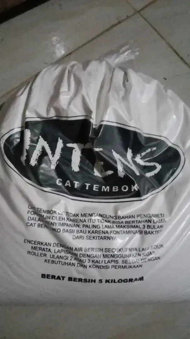 Cat tembok kiloan berat 5kg