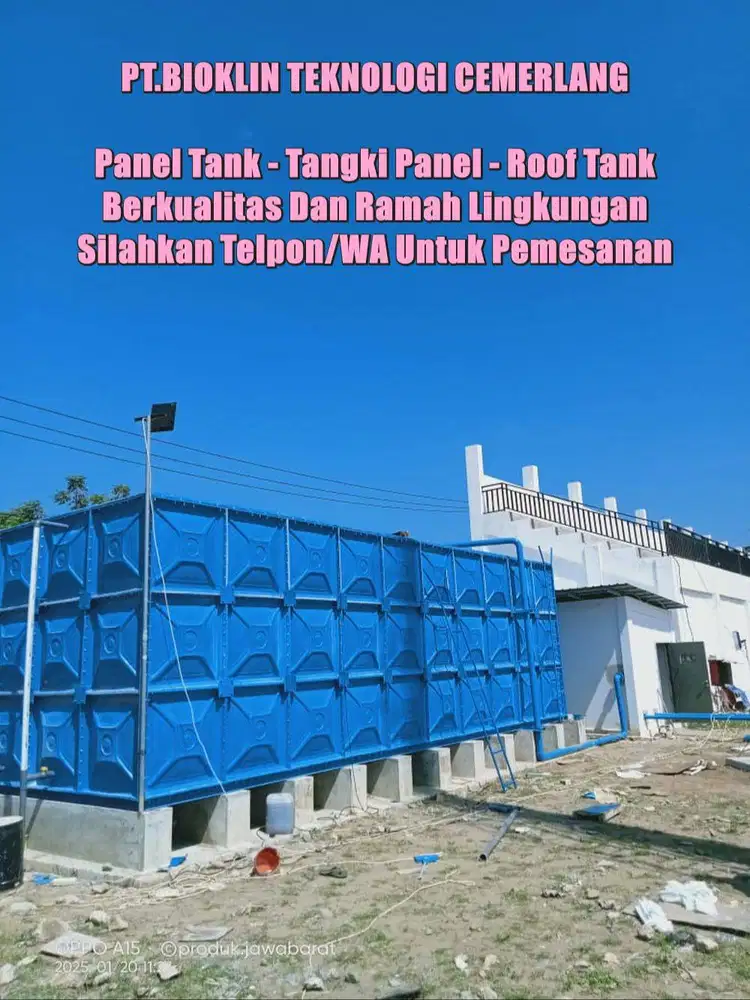 Tangki Panel , Roof Tank, Tangki Air , Toren Air, Tangki Rooftank Kota