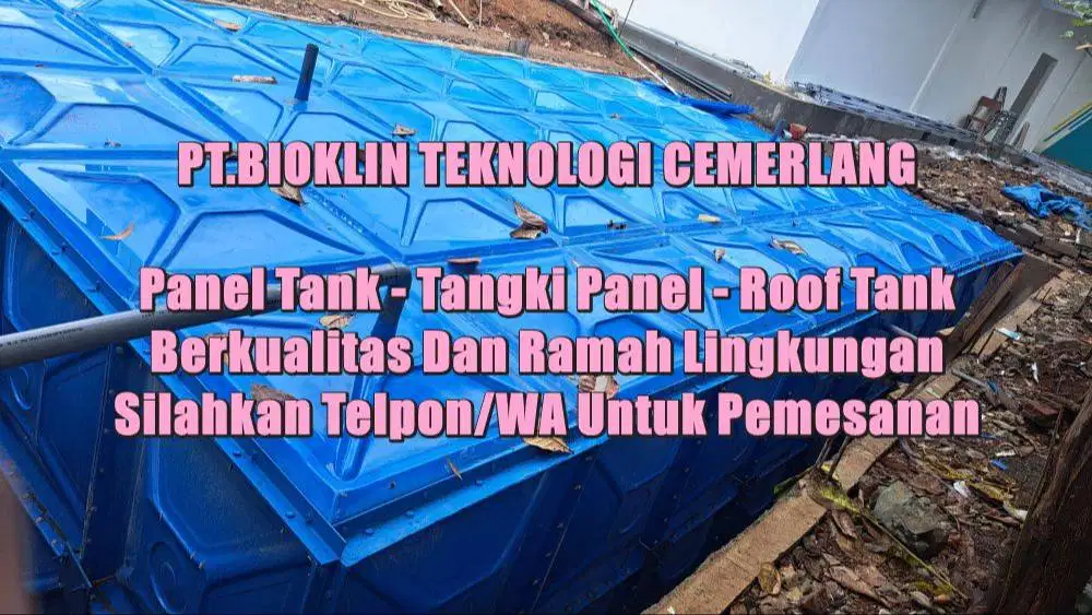 Tangki Panel , Roof Tank, Tangki Air , Toren Air, Tangki Rooftank Kota