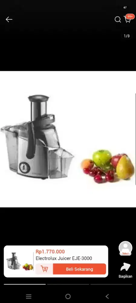 SLOW JUICER ELECTROLUX