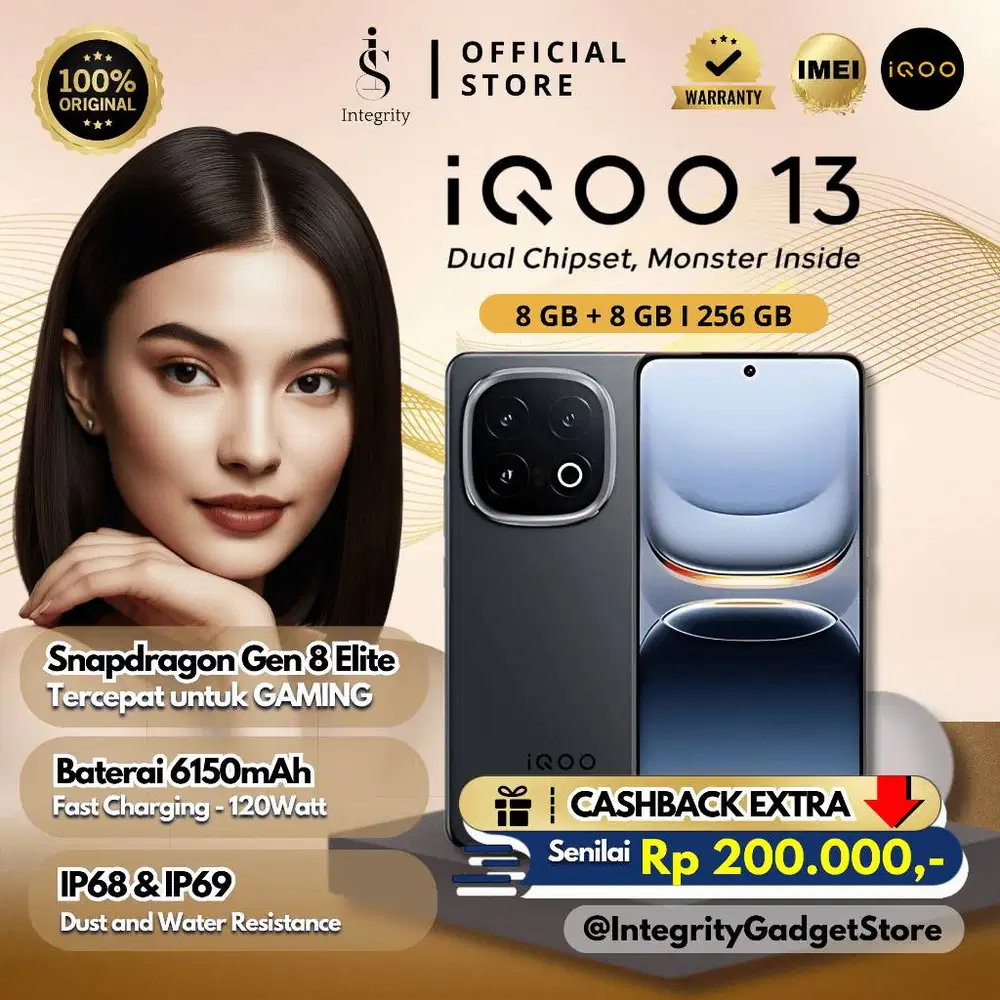 HP MURAH, BARU [ NEW LAUNCH - IQOO 13 5G]  RAM 16/512 I LIMITED STOCK