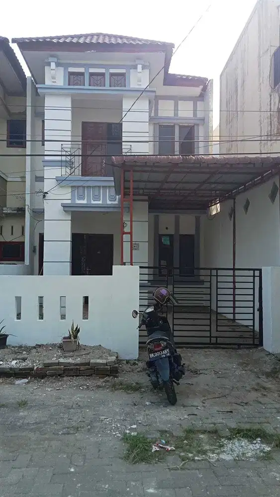 Rumah 2 Lantai Murah Bisa Nego Lokasi Strategis di Kota Medan