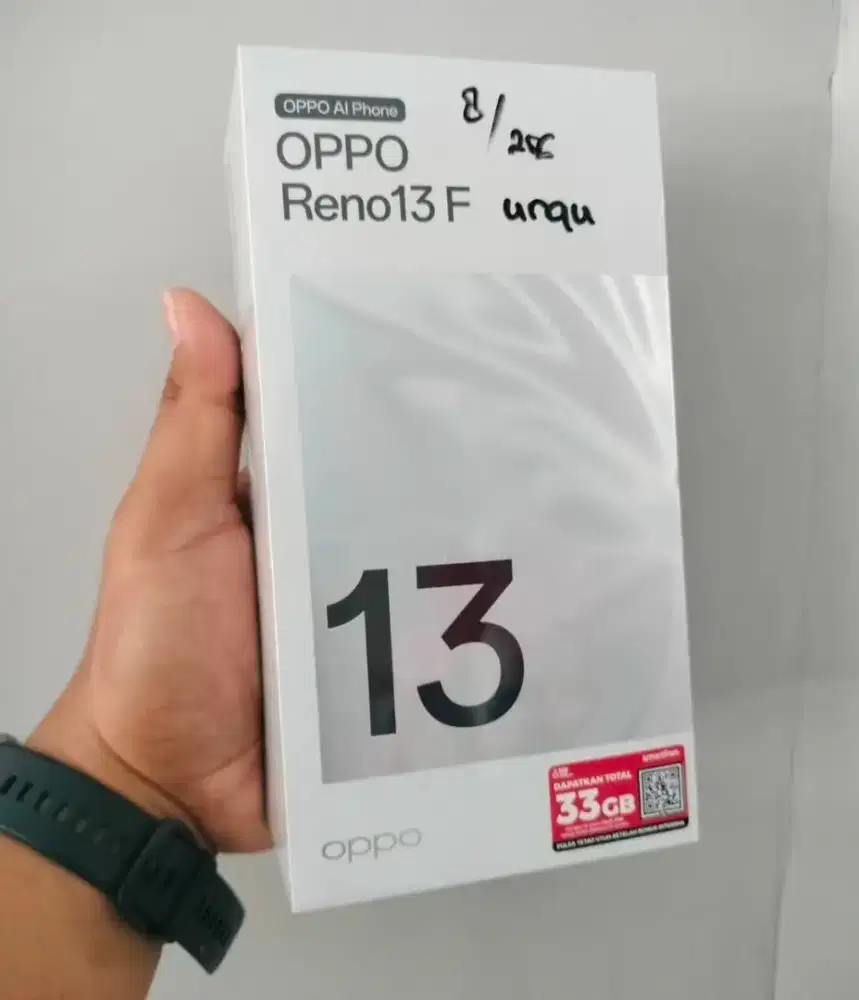 OPPO RENO 13F 8/256GB NEW GARANSI RESMI TERMURAH