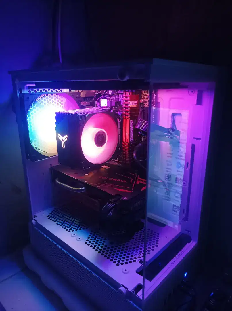 PC gaming secondhand, minus kaca cpu gaada