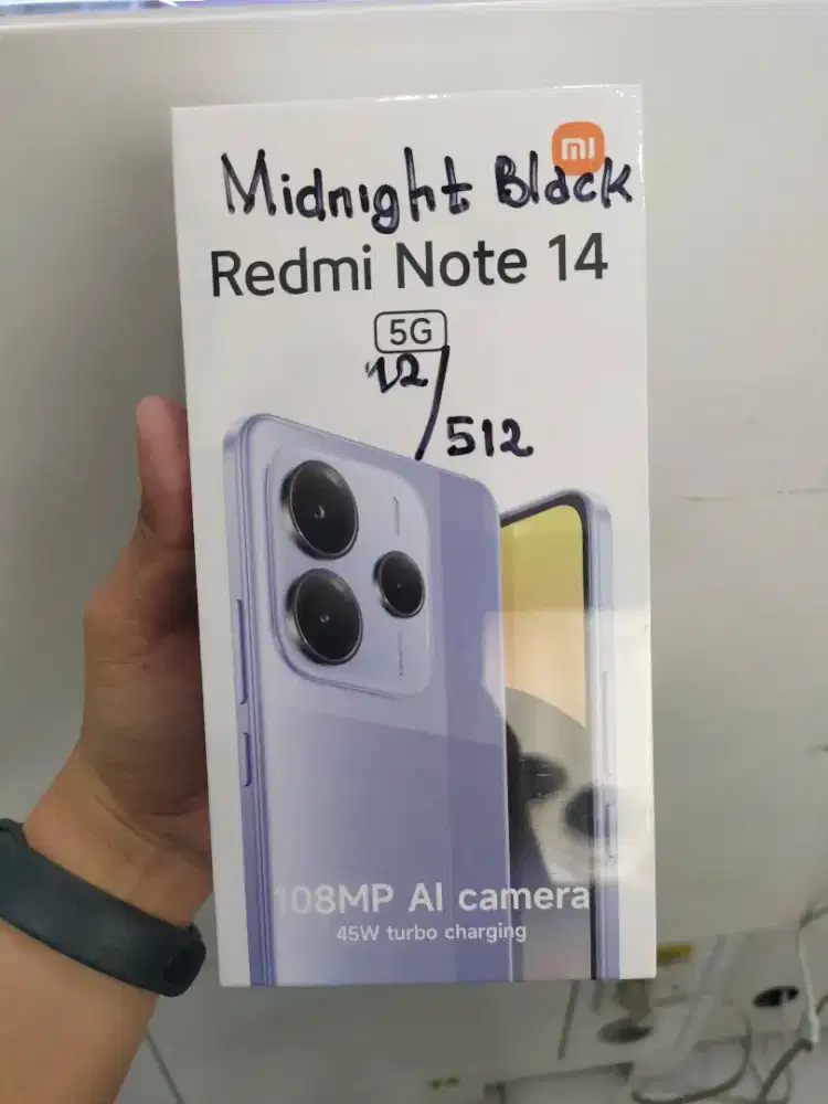 redmi note 14 5g 12/512 STOK ADA