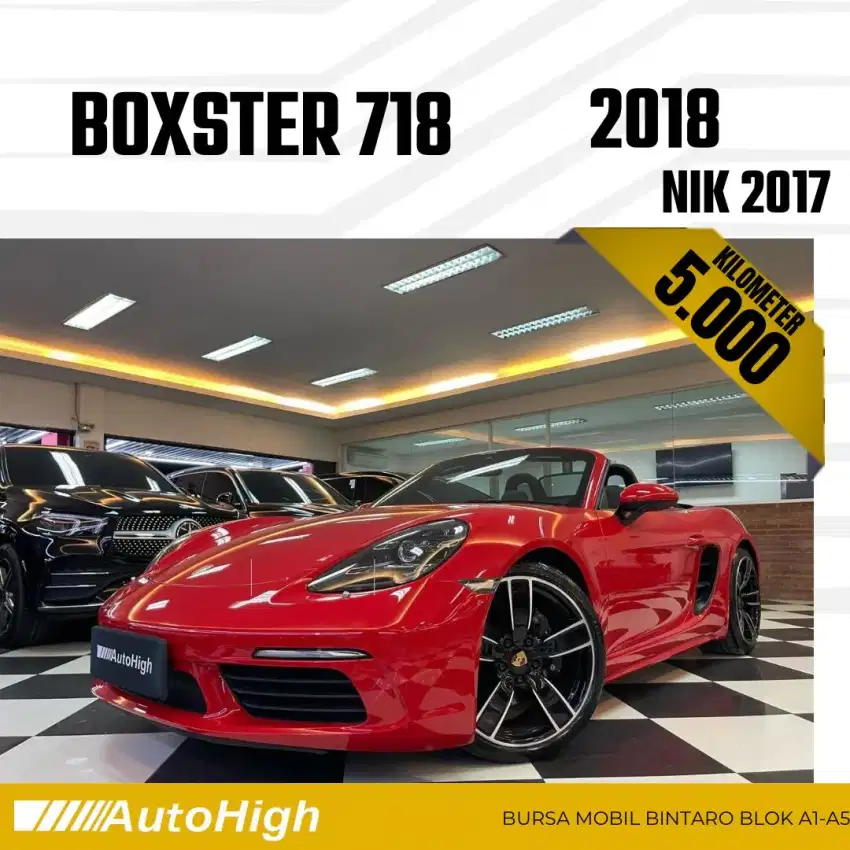 DP20% [Km5.000] 718 Boxster 2017 Red Reg 2016 #AUTOHIGH