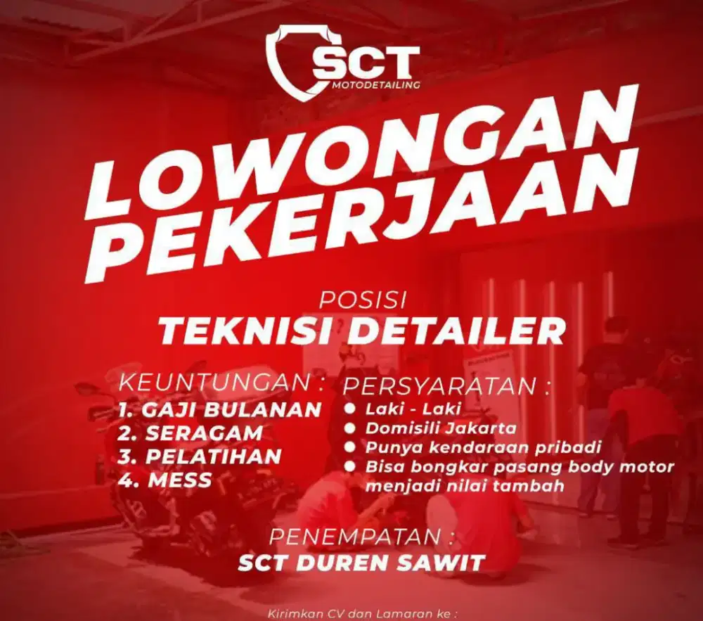 Lowongan sct motodetailing