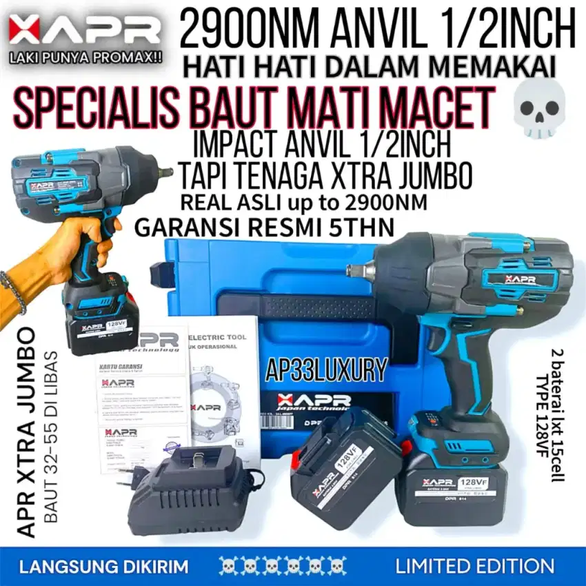 Impact apr torsi jumbo 2900nm 1/2 inch fre ongkir