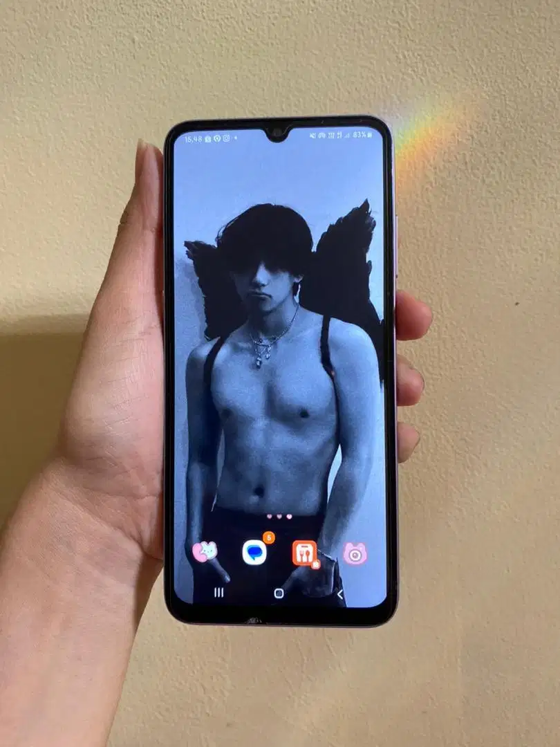 Samsung A05S Ungu 6/128 lengkap Masih Garansi