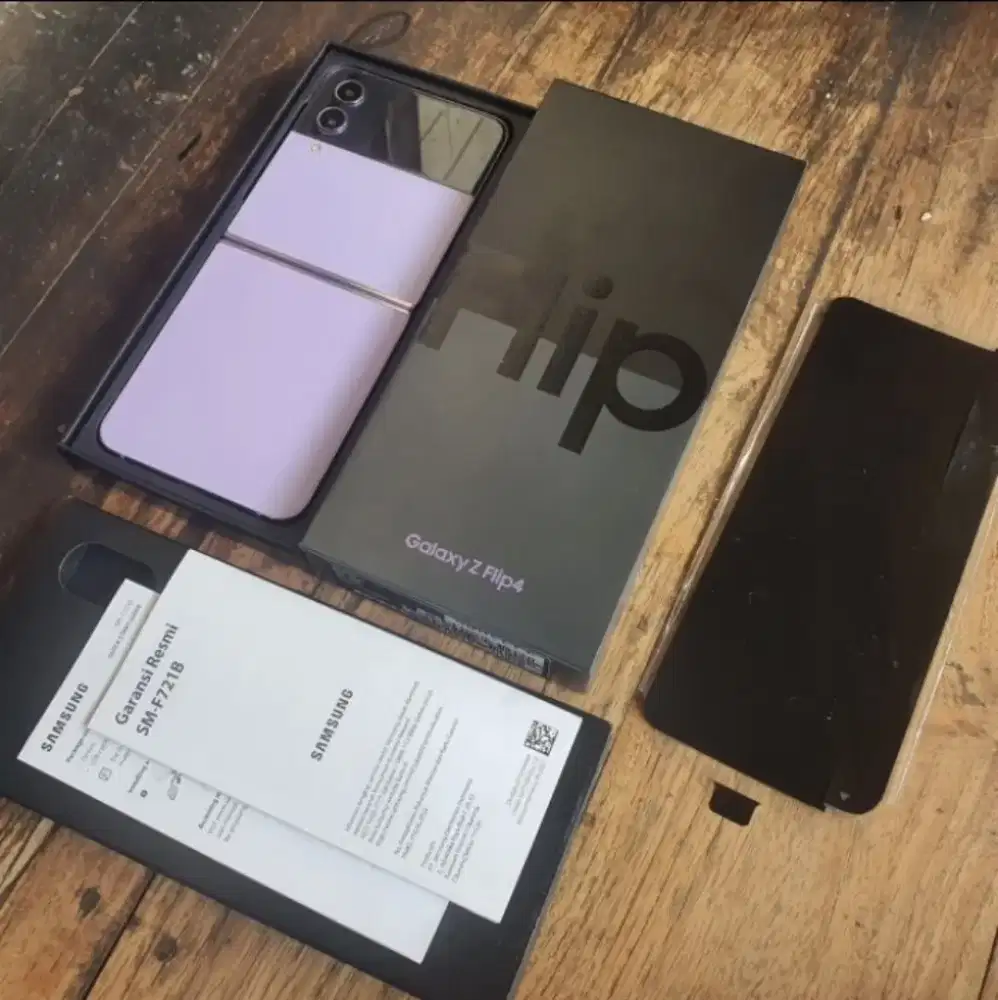 Samsung Z Flip4 5G 512 Purple Galaxy Flip Z Flip 4 SEIN Ungu Lavender