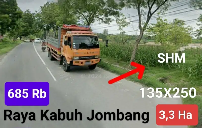 Tanah di Jombang Raya Kabuh