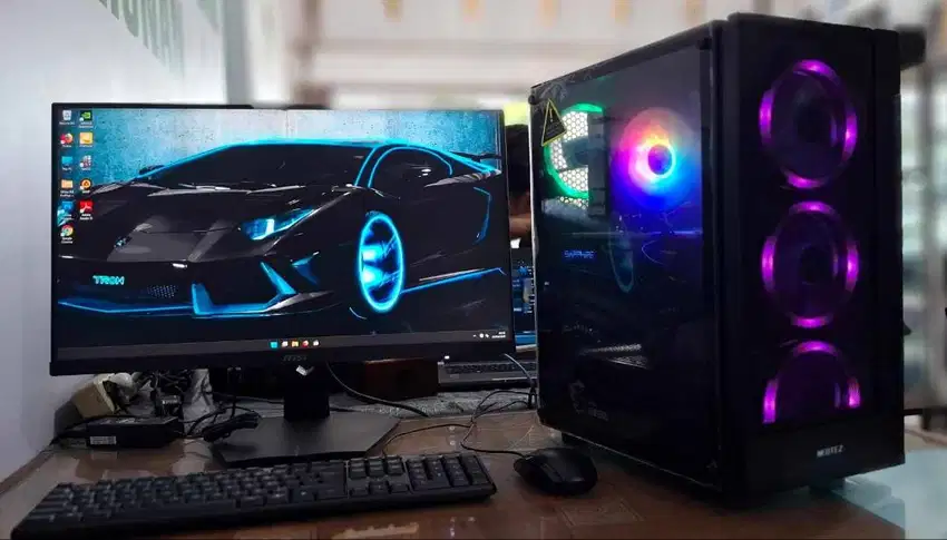 PC GAMING Editing Core i2 12100F 16GB SSD 500GB vga GTX1650 RX6500XT