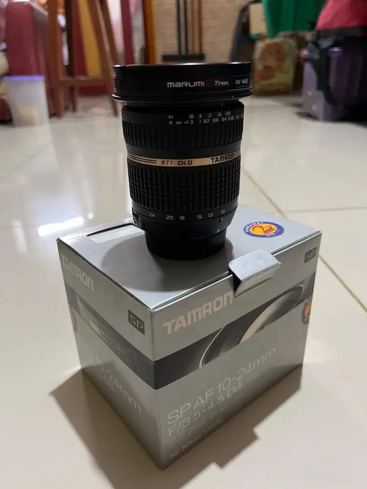 Lensa Tamron 10 - 24 mm for nikon,