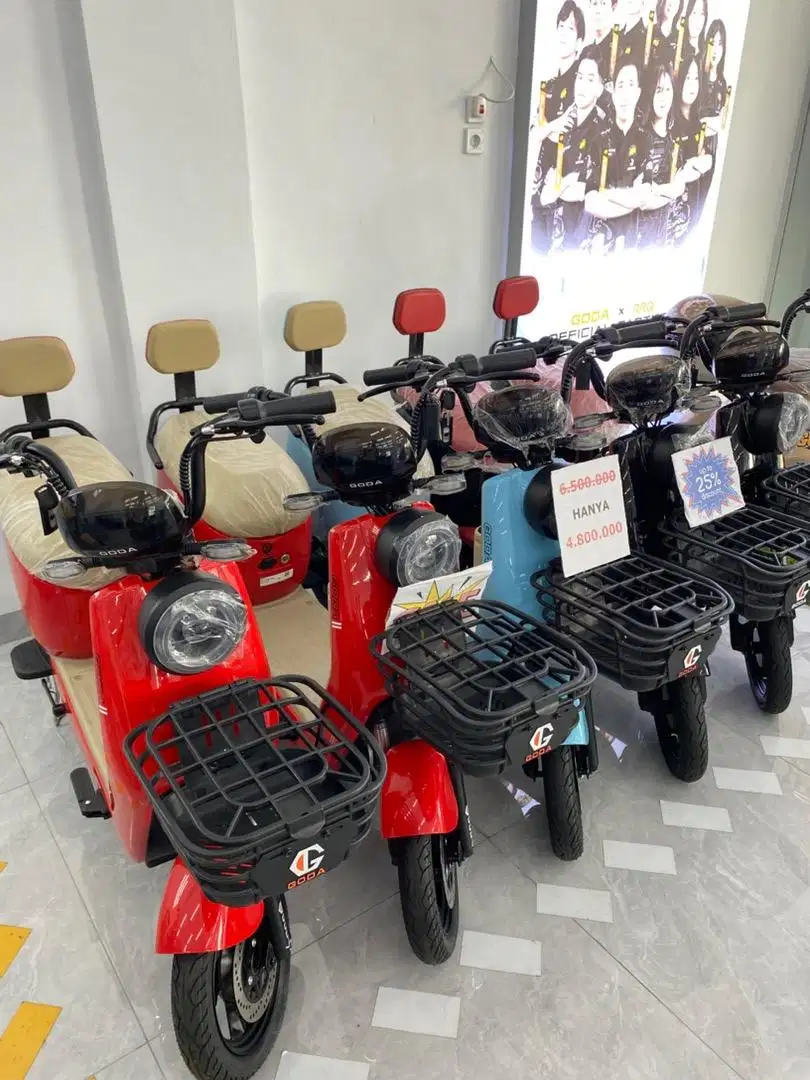 Promo Sepeda Listrik Goda Bisa Cicilan 0%