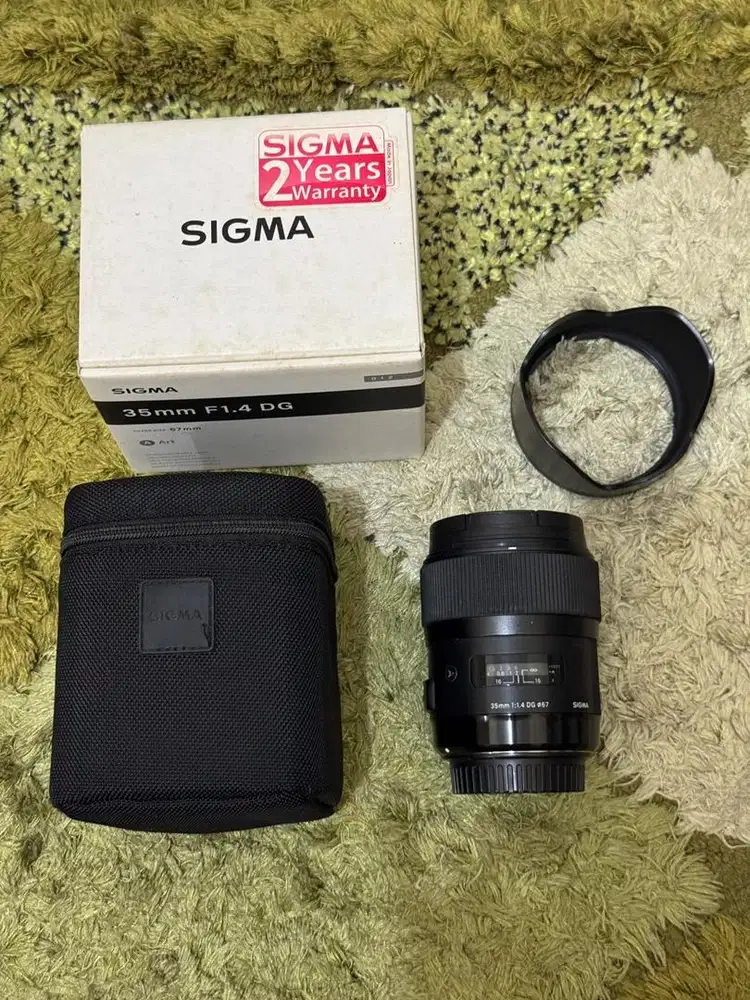 Lensa sigma for canon 35mm f1.4