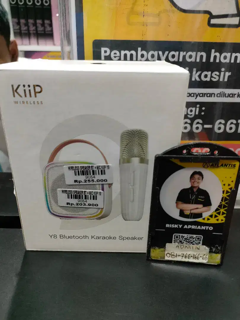 WIRELESS SPEAKER BT+MIC KIIP Y8 ATLANTIS DAHSYAT