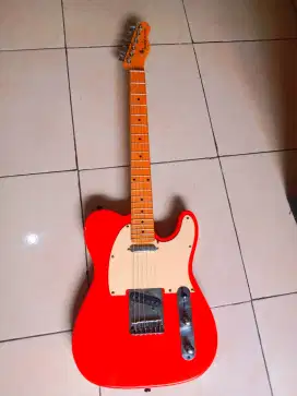 Gitar listrik fender telecaster cstme shop bahan full original