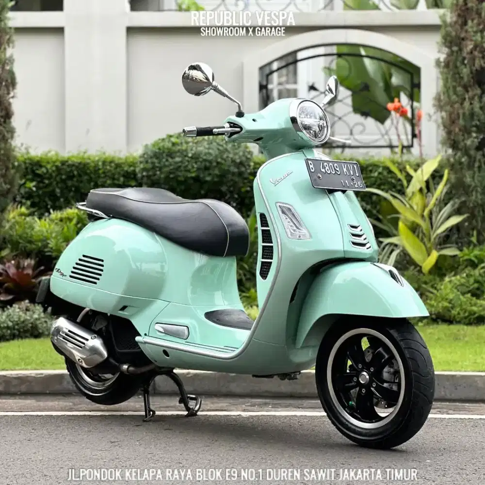 Jual cepat Piaggio Vespa GTS 150 IGET LED TH 2021 WARNA GREEN RELAX