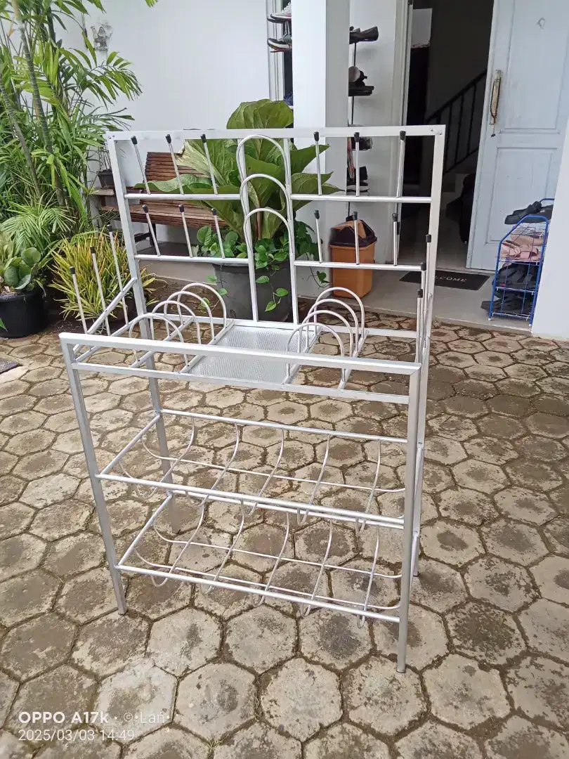 Rak piring susun biasa freeongkir