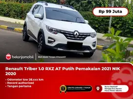 LOW KM !! RENAULT TRIBER RXZ AT 2020 / 2021 PUTIH