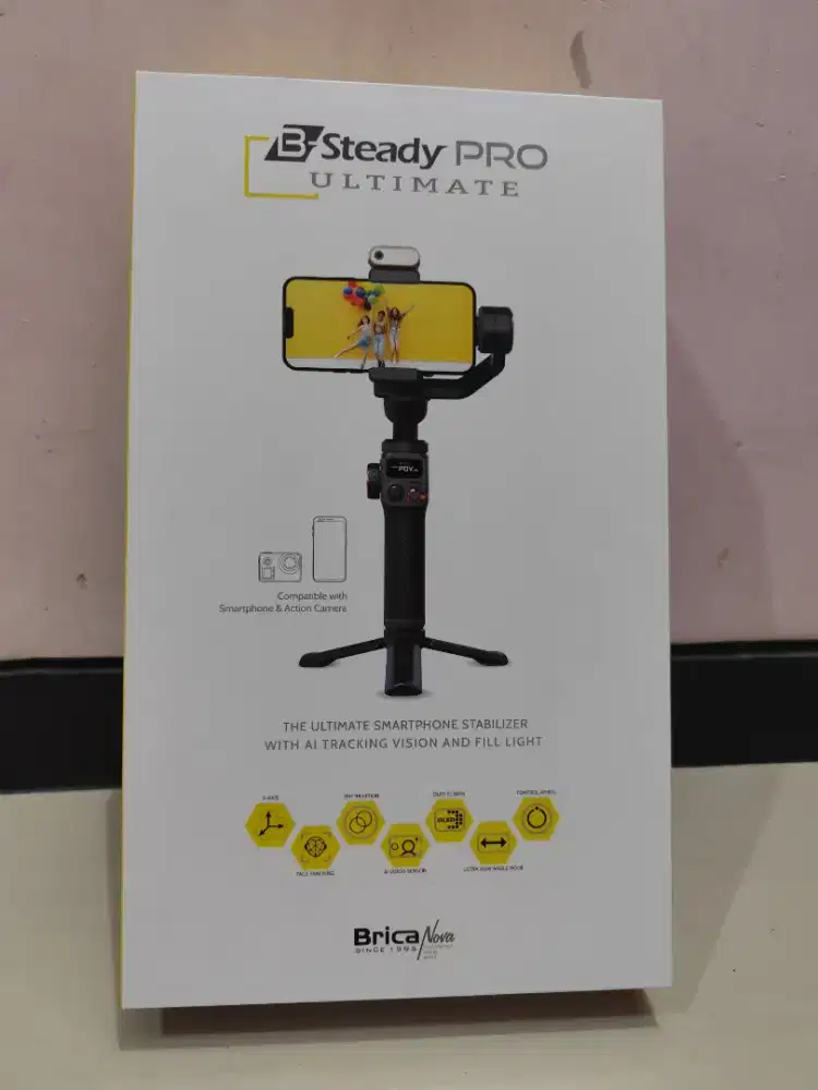 Di jual stabilizer video vloger Brica B steady ultimate
