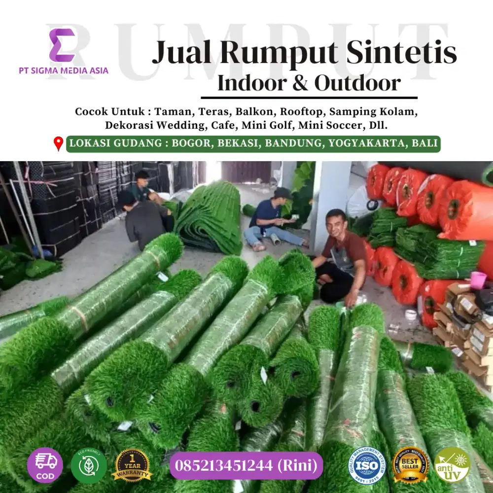 Jual Rumput Sintetis Harga Per Meter Bisa COD