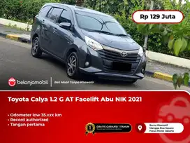 LOW KM !! TOYOTA CALYA 1.2 G AT 2021 / 2022 ABU METALIK