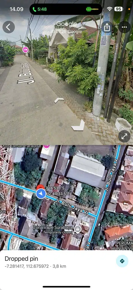 Dijual Tanah Lokasi Bagus Lontar Bulu Jaya Surabaya Barat